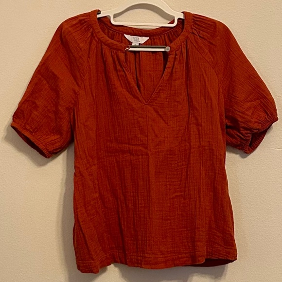 TIME AND TRU Women’s Blouse, NEVER WORN, Rusty Bronze Color, Size Small (4-6) - Picture 1 of 9
